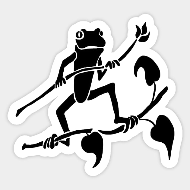 Tree Frog Sticker by imphavok